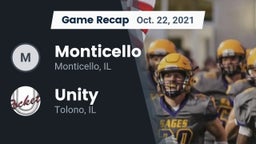 Recap: Monticello  vs. Unity  2021