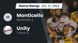Recap: Monticello  vs. Unity  2022