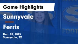 Sunnyvale  vs Ferris  Game Highlights - Dec. 28, 2023