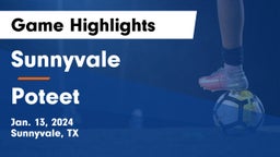 Sunnyvale  vs Poteet  Game Highlights - Jan. 13, 2024