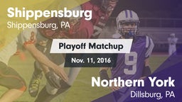 Matchup: Shippensburg High vs. Northern York  2016