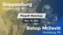 Matchup: Shippensburg High vs. Bishop McDevitt  2016
