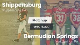 Matchup: Shippensburg High vs. Bermudian Springs  2017