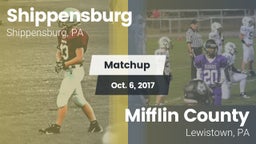 Matchup: Shippensburg High vs. Mifflin County  2017