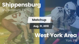 Matchup: Shippensburg High vs. West York Area  2018