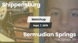 Matchup: Shippensburg High vs. Bermudian Springs  2018