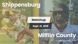 Matchup: Shippensburg High vs. Mifflin County  2018