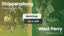 Matchup: Shippensburg High vs. West Perry  2018