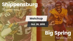Matchup: Shippensburg High vs. Big Spring  2018