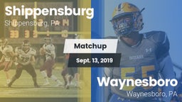 Matchup: Shippensburg High vs. Waynesboro  2019