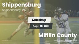 Matchup: Shippensburg High vs. Mifflin County  2019