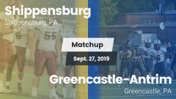 Matchup: Shippensburg High vs. Greencastle-Antrim  2019