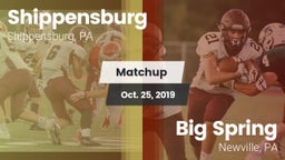 Matchup: Shippensburg High vs. Big Spring  2019