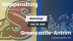 Matchup: Shippensburg High vs. Greencastle-Antrim  2020