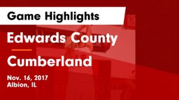 Edwards County  vs Cumberland Game Highlights - Nov. 16, 2017