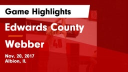 Edwards County  vs Webber Game Highlights - Nov. 20, 2017
