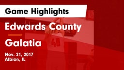Edwards County  vs Galatia Game Highlights - Nov. 21, 2017