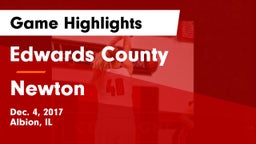 Edwards County  vs Newton  Game Highlights - Dec. 4, 2017