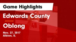 Edwards County  vs Oblong Game Highlights - Nov. 27, 2017