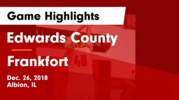 Edwards County  vs Frankfort  Game Highlights - Dec. 26, 2018