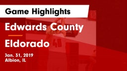 Edwards County  vs Eldorado  Game Highlights - Jan. 31, 2019