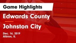 Edwards County  vs Johnston City Game Highlights - Dec. 16, 2019