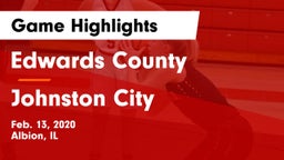 Edwards County  vs Johnston City Game Highlights - Feb. 13, 2020