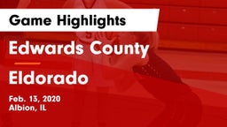 Edwards County  vs Eldorado Game Highlights - Feb. 13, 2020