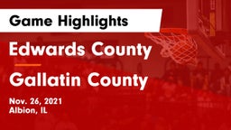 Edwards County  vs Gallatin County  Game Highlights - Nov. 26, 2021