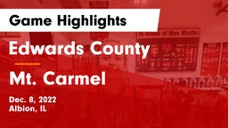 Edwards County  vs Mt. Carmel  Game Highlights - Dec. 8, 2022