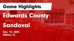 Edwards County  vs Sandoval  Game Highlights - Jan. 14, 2023