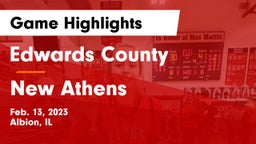 Edwards County  vs New Athens  Game Highlights - Feb. 13, 2023