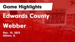 Edwards County  vs Webber Game Highlights - Dec. 15, 2023