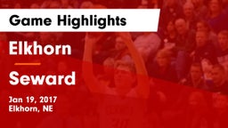 Elkhorn  vs Seward  Game Highlights - Jan 19, 2017