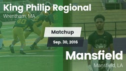 Matchup: King Philip Regional vs. Mansfield  2016
