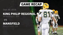 Recap: King Philip Regional  vs. Mansfield  2016