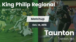 Matchup: King Philip Regional vs. Taunton  2016