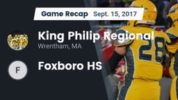 Recap: King Philip Regional  vs. Foxboro HS 2017