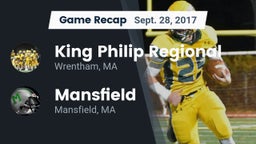 Recap: King Philip Regional  vs. Mansfield  2017