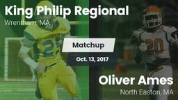 Matchup: King Philip Regional vs. Oliver Ames  2017