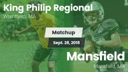 Matchup: King Philip Regional vs. Mansfield  2018