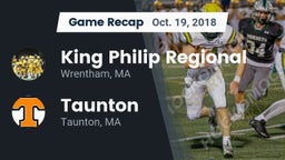 Recap: King Philip Regional  vs. Taunton  2018