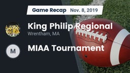 Recap: King Philip Regional  vs. MIAA Tournament 2019