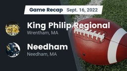 Recap: King Philip Regional  vs. Needham  2022