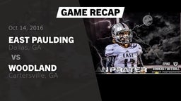 Recap: East Paulding  vs. Woodland  2016