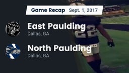 Recap: East Paulding  vs. North Paulding  2017