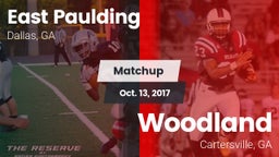 Matchup: East Paulding High vs. Woodland  2017