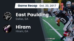 Recap: East Paulding  vs. Hiram  2017