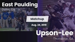 Matchup: East Paulding High vs. Upson-Lee  2018