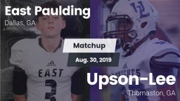 Matchup: East Paulding High vs. Upson-Lee  2019